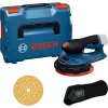 Bosch Professional GEX 12V-150-3 Akumulatorowa szlifierka mimośrodowa (12V, 150 mm, silnik bezszczotkowy EC, w L-BOXX)