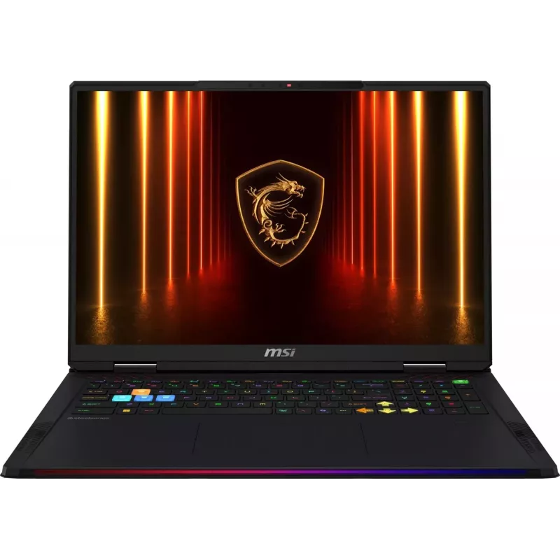 MSI Raider A18 HX A9WIG-263 Laptop Gaming - AMD Ryzen 9 9955HX3D, 32GB RAM, 2TB SSD, RTX 5080, 18 inch UHD+ 120Hz, Wi-Fi 7, Bluetooth, Czarny