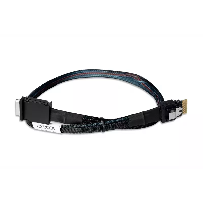 IcyBox IcyDock SlimSAS 4i do OCuLink 4i Kabel, PCIe 4.0, 0,5 m