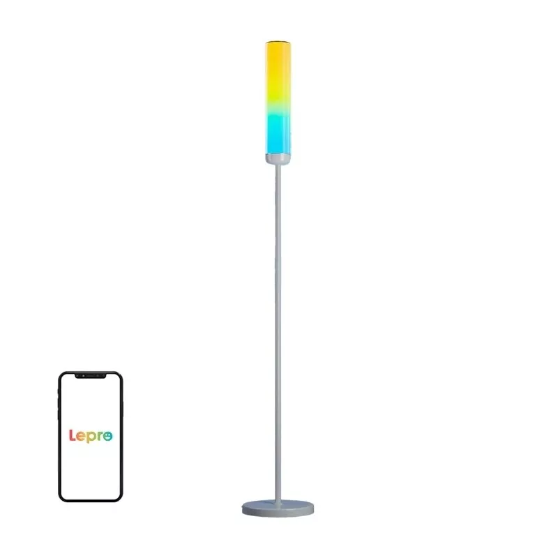 Lepro O1 AI Floor Lamp - Inteligentna lampa podłogowa, 2000 lumenów, RGB+CCT, Wi-Fi, współpracuje z Alexa/Google Assistant