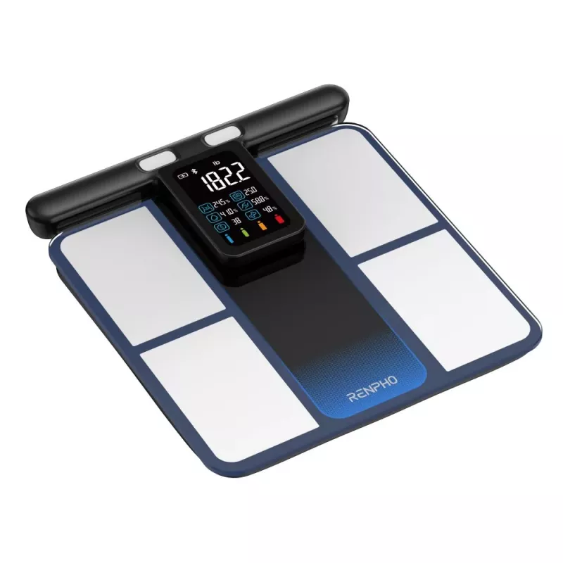 RENPHO Morpho Scan MSC01 Waga analizująca skład ciała z chowanym uchwytem, Wi-Fi i Bluetooth, czarna