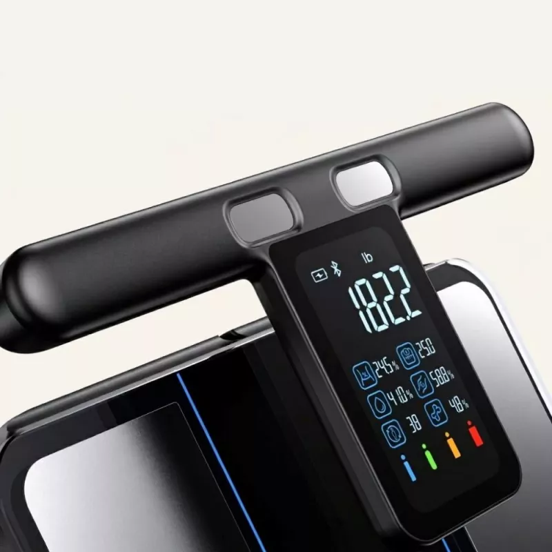 RENPHO Morpho Scan MSC01 Waga analizująca skład ciała z chowanym uchwytem, Wi-Fi i Bluetooth, czarna