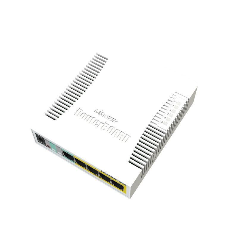 MikroTik RB260GSP 5-Port Gigabit PoE Switch with SFP