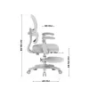 MARK ADLER Junior 4.4 Grey Swivel Office Chair