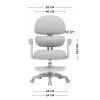 MARK ADLER Junior 4.4 Grey Swivel Office Chair