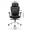MARK ADLER Visioner 6.1 Black N Fotel biurowy