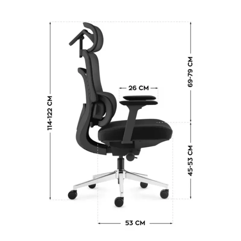 MARK ADLER Visioner 6.1 Black N Fotel biurowy