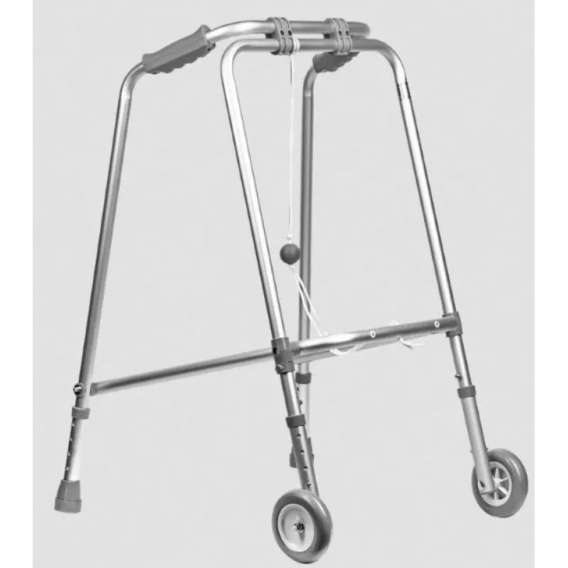 REHA FUND RF-100 Składany Chodzik Rehabilitacyjny Srebrny Aluminium