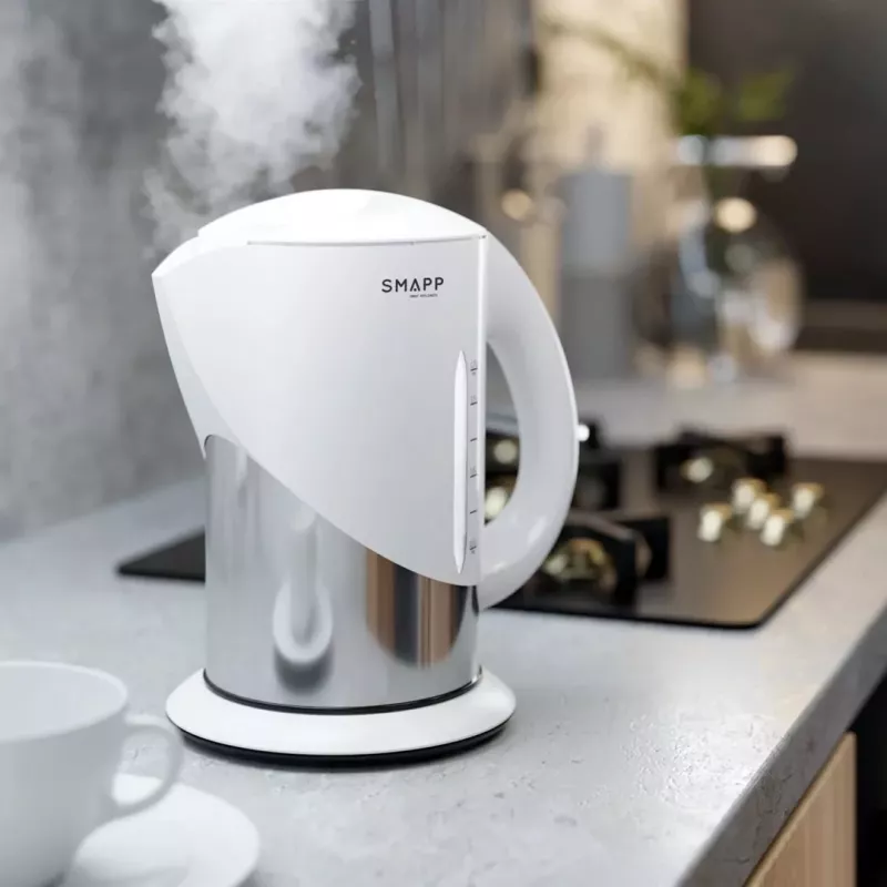 Czajnik bezprzewodowy 1.7L SMAPP Biały