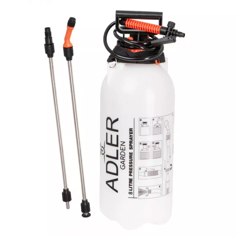 ADLER AD 6809 Ręczny opryskiwacz ciśnieniowy 8L