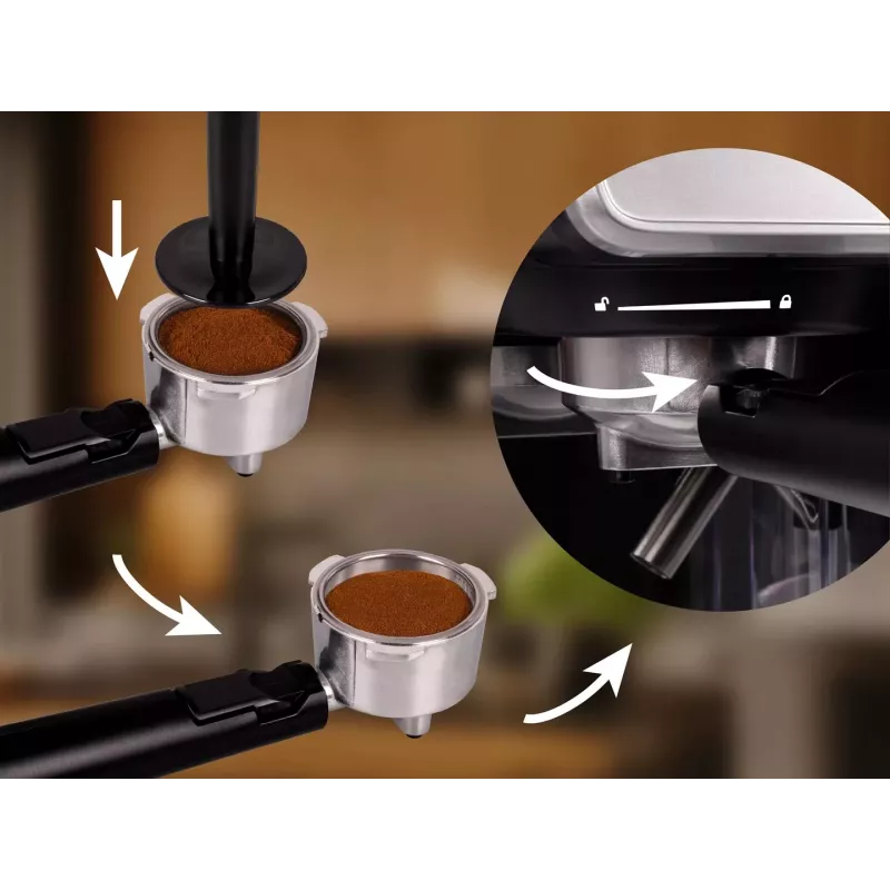 ELDOM Pressure Coffee Machine ECK1 1.7 L 20 Bar