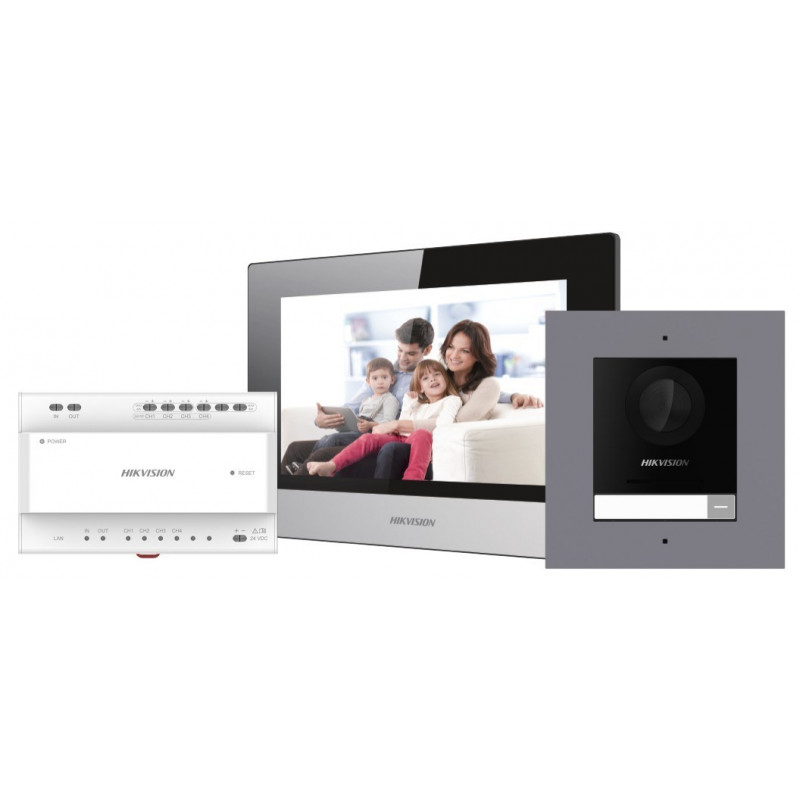 Hikvision DS-KIS702Y Wi-Fi Video Intercom Kit 2-Wire