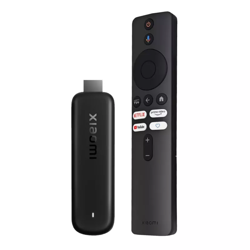 Xiaomi TV Stick HD (2. generacja) - Odtwarzacz multimedialny 1080p, Android TV 11, 1GB RAM, 8GB pamięci, Bluetooth 5.0, Czarny