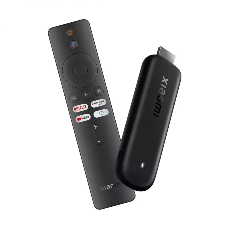 Xiaomi TV Stick HD (2. generacja) - Odtwarzacz multimedialny 1080p, Android TV 11, 1GB RAM, 8GB pamięci, Bluetooth 5.0, Czarny