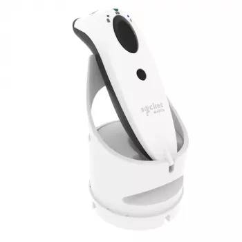 Socket Mobile SocketScan S720 Ręczny skaner kodów kreskowych 1D 2D Bezprzewodowy Bluetooth Biały ze stacją ładującą