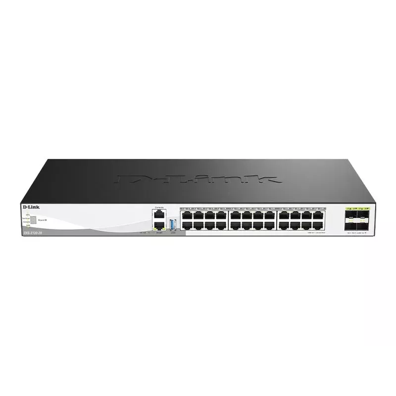 D-Link DXS-3130-28/E 24-Port 10G Managed Layer 3 Stackable Switch