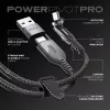 STATIK PowerPivot Pro Nylon Braided USB-C to USB-C Cable 3m Black