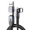 STATIK PowerPivot Pro Nylon Braided USB-C to USB-C Cable 3m Black