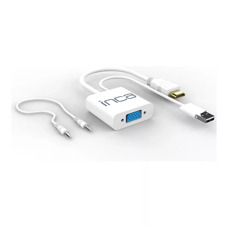 INCA VGA na HDMI + USB + Audio Konwerter IVTH-01