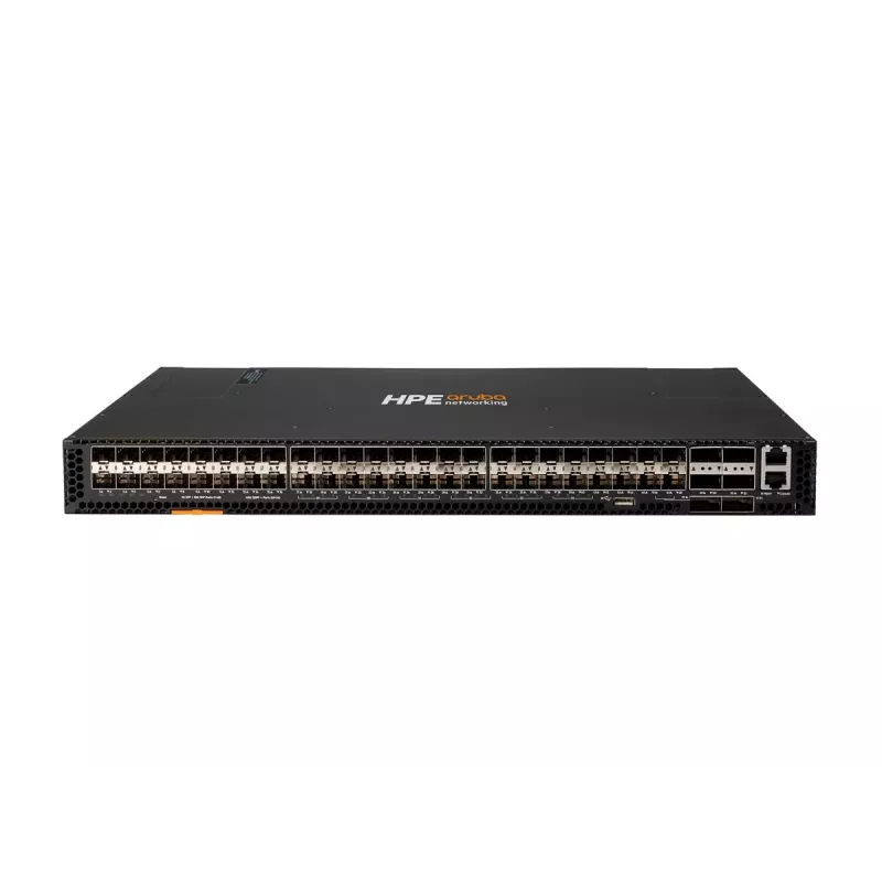 HPE Aruba 8320 48-Port 10GbE SFP+ i 6-Port 40GbE QSFP+ Zarządzalny Przełącznik Warstwy 3 z 2x Zasilaczami 400W, 5x Wentylatorami, Zestawem do Szafy, Zgodny z TAA