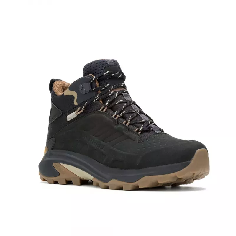 Buty turystyczne Merrell Moab Speed 2 Leather Mid - Czarny - US Men's 10.5