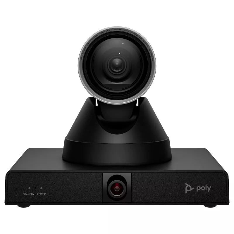Poly Studio E60 PTZ Conference Camera - 4K UHD, Dual 8MP, PoE+