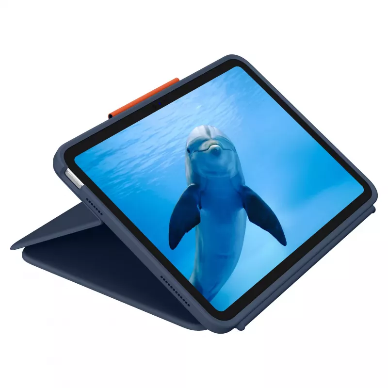 Logitech Rugged Combo 4 Touch Keyboard Case z gładzikiem do Apple iPad 10. generacji - Classic Blue - Pan Nordic QWERTY