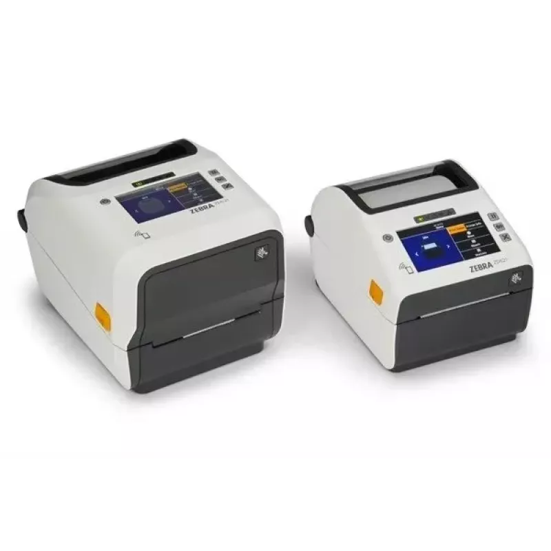 Zebra ZD621d-HC Drukarka termiczna bezpośrednia - 203 dpi - 4,3 inch kolorowy ekran dotykowy LCD - USB 2.0, LAN, RS-232, USB Host - Biała