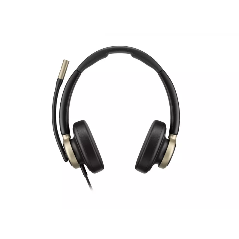 HP Poly Mission 825 Przewodowy Stereofoniczny Zestaw Słuchawkowy USB z ANC - Czarny