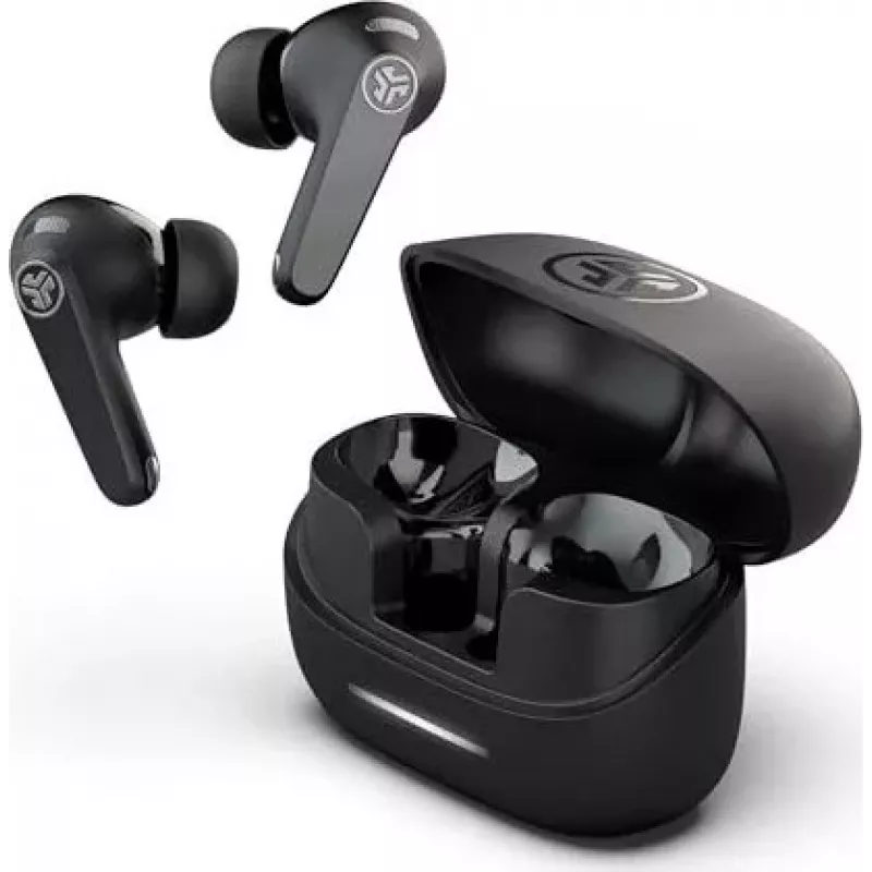 JLab JBuds ANC Pods True Wireless Earbuds z aktywną redukcją szumów, IP55, czarny