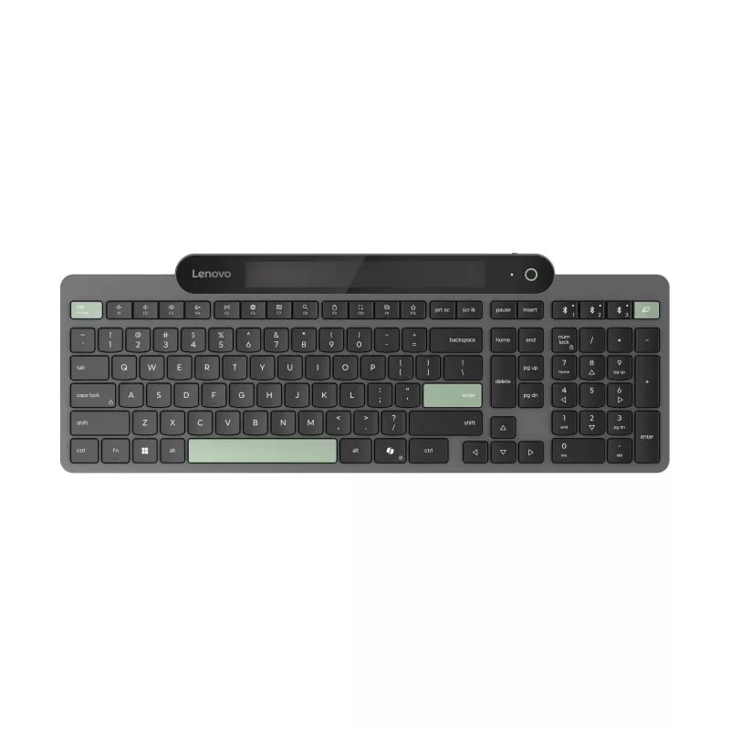Lenovo Self-Charging Bluetooth Keyboard Lithuanian Black