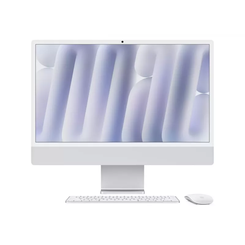Apple iMac 24 inch 4.5K Retina, Apple M4 8C CPU, 8C GPU/16GB/256GB SSD/Silver/Russian Keyboard