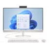 HP All-in-One 27-cr0042nf Desktop PC, AMD Ryzen 5 7520U, 16 GB RAM, 512 GB SSD, 27 inch Full HD IPS Display, Windows 11 Home, White (produkt odnowiony)