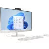 HP All-in-One 27-cr0042nf Desktop PC, AMD Ryzen 5 7520U, 16 GB RAM, 512 GB SSD, 27 inch Full HD IPS Display, Windows 11 Home, White (produkt odnowiony)