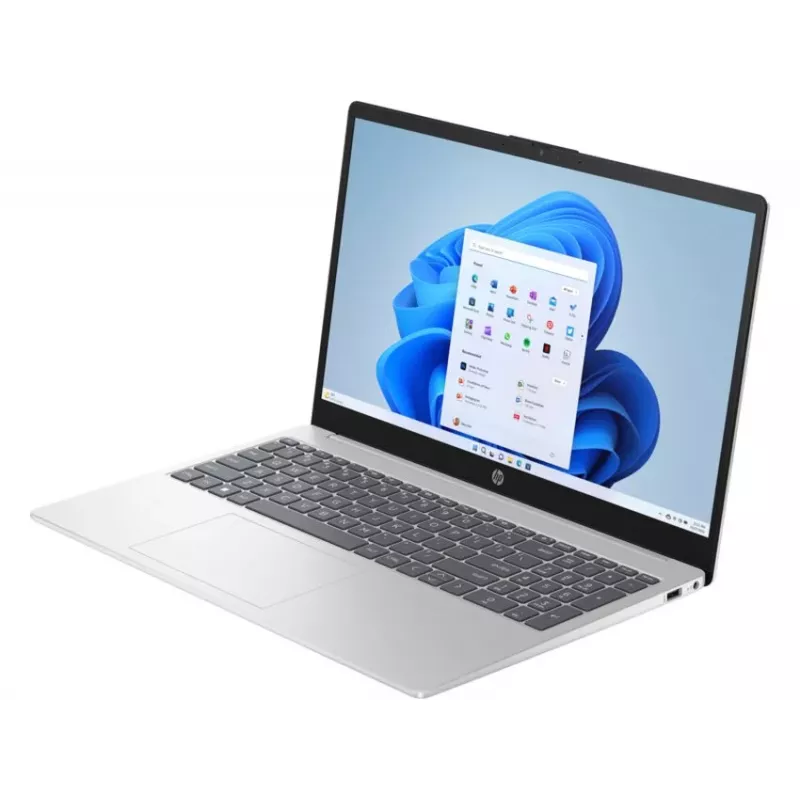 HP Laptop 15-fd0051ne, Intel Core i5-1335U, 8GB RAM, 512GB SSD, NVIDIA GeForce MX570 2GB, 15.6 inch Full HD IPS, Windows 11 Home, Natural Silver
