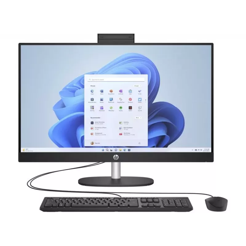 HP All-in-One 27-cr0037na, AMD Ryzen 7 7730U, 27 inch Full HD IPS, 16 GB RAM, 512 GB SSD, Windows 11 Home, Snow White (produkt odnowiony)