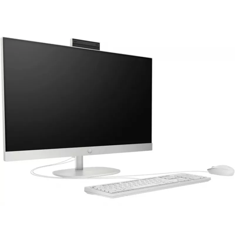 HP All-in-One 27-cr0154nh, Intel Core i7-1355U, 8GB RAM, 512GB SSD, 27 inch Full HD Touchscreen, Windows 11 Home, Biały