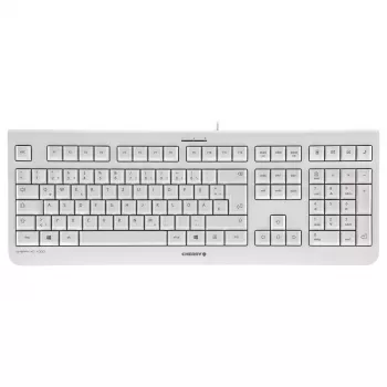Klawiatura Cherry KC 1000 - Pan Nordic - Jasnoszara