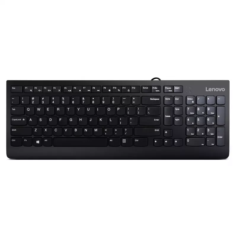 Klawiatura Lenovo 300 USB - US English QWERTY - Czarna