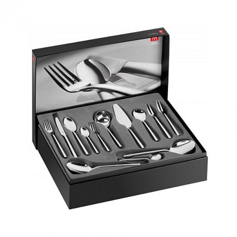 ZWILLING Aberdeen Polished 68-Piece Flatware Set, 18/10 Stainless Steel, Service for 12