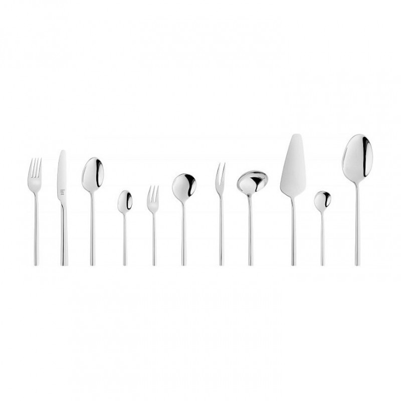 ZWILLING Aberdeen Polished 68-Piece Flatware Set, 18/10 Stainless Steel, Service for 12