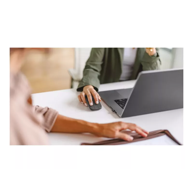 Logitech Mobi Fold for Business - Bezprzewodowa Mysz - Praworęczna - Grafit