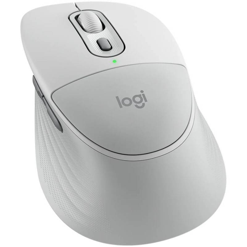 Logitech Signature Comfort Plus M850L Wireless Mouse - Off-White - Bluetooth