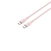 CANYON USB-C do USB-C Kabel 60W 1m Silikonowy Pink Sand