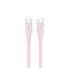 CANYON USB-C do USB-C Kabel 60W 1m Silikonowy Pink Sand