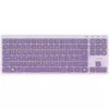 Klawiatura CANYON OnType 10 Low Profile EN Wired Violet