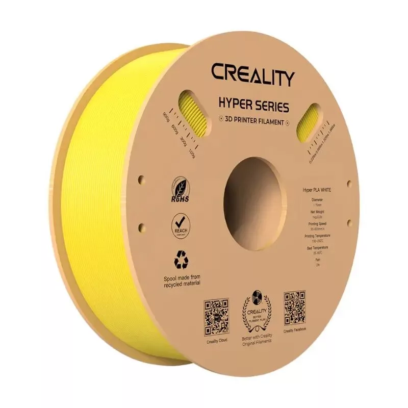 Creality Hyper PLA Filament 1,75 mm 1 kg Żółty