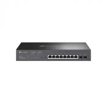 TP-LINK TL-SG2210MP Smart Managed Layer 2+ Switch, 8-Port Gigabit PoE+ z 2 slotami SFP, budżet PoE 150W, montaż w szafie
