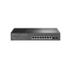 TP-LINK TL-SG2210MP Smart Managed Layer 2+ Switch, 8-Port Gigabit PoE+ z 2 slotami SFP, budżet PoE 150W, montaż w szafie