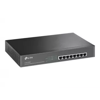 TP-Link TL-SG1008MP Niezarządzalny przełącznik Gigabit Ethernet PoE+ (8 portów, budżet 126 W, czarny)